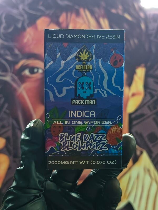 ACE ULTRA PREMIUM PACK MAN BLUE RAZZ BLOWPOPZ (INDICA) 2gr