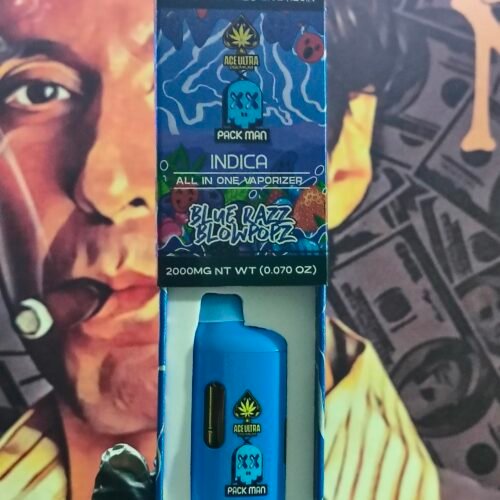 ACE ULTRA PREMIUM PACK MAN BLUE RAZZ BLOWPOPZ (INDICA) 2gr
