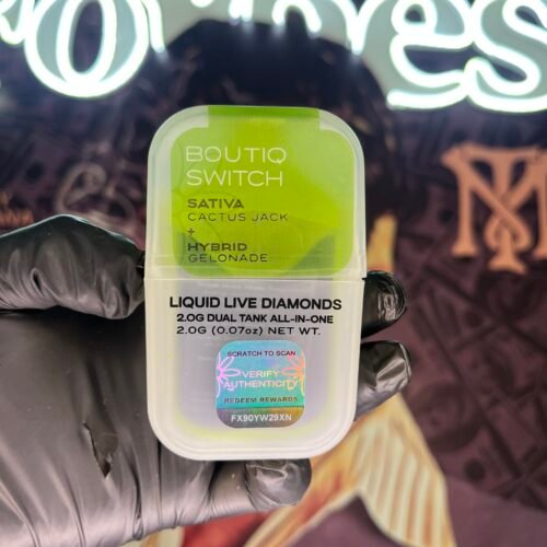 BOUTIQ SWITCH CACTUS JACK & GELONADE (SATIVA & HYBRID) V1 2GR
