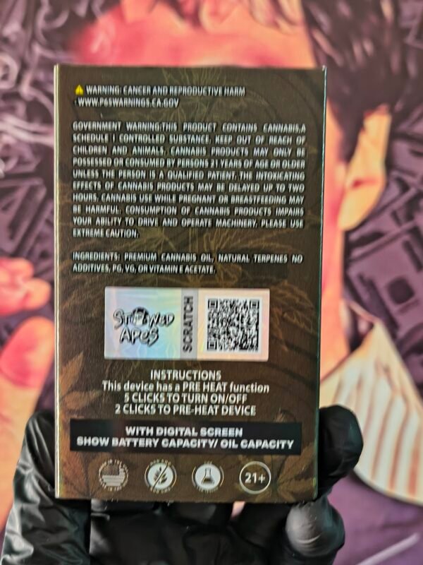 CHOCOLATE 2 STONED APES CHOCOLATE (SATIVA) 2gr