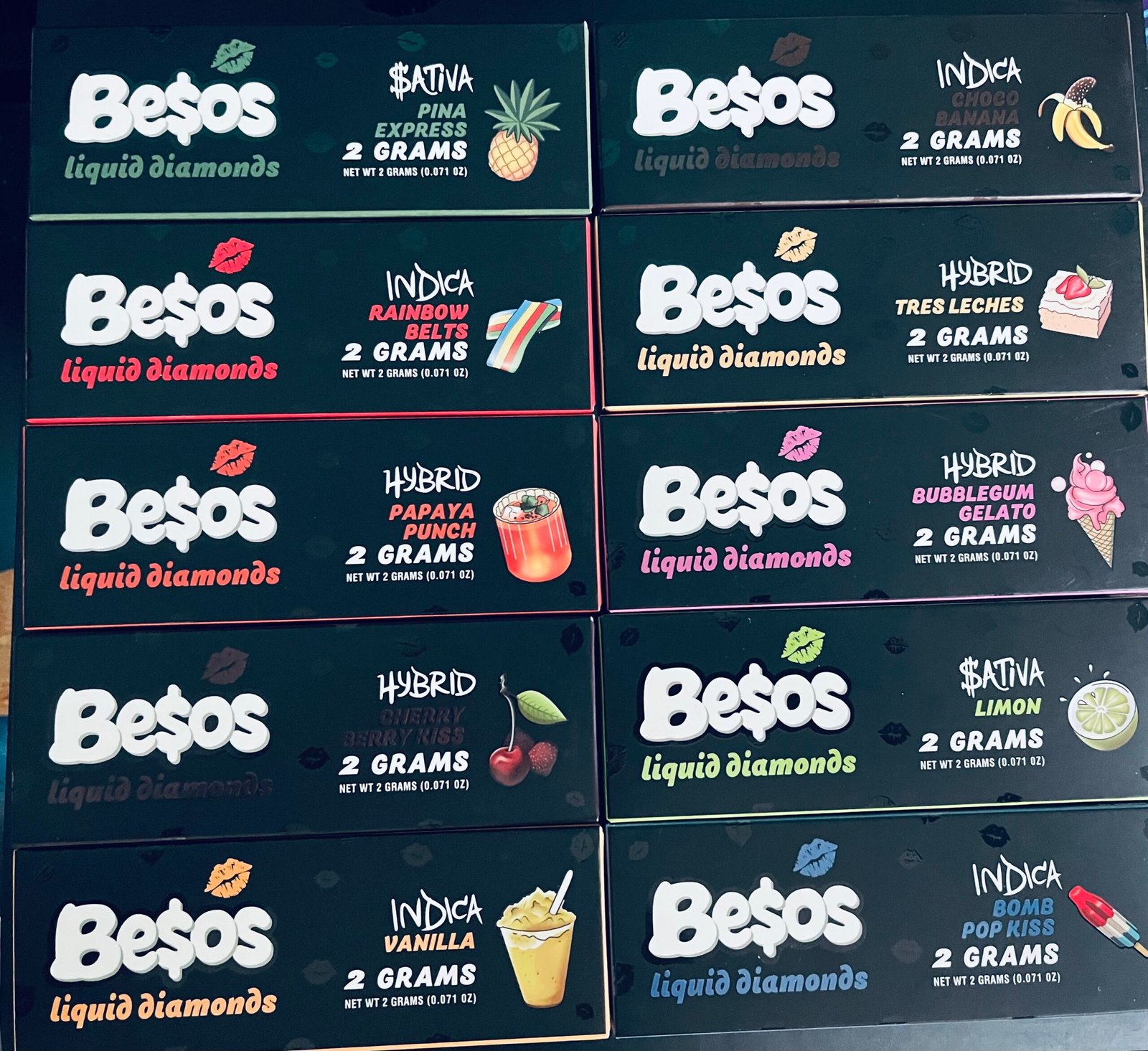 BESOS AGUA DE PINA V2 (INDICA) 2gr