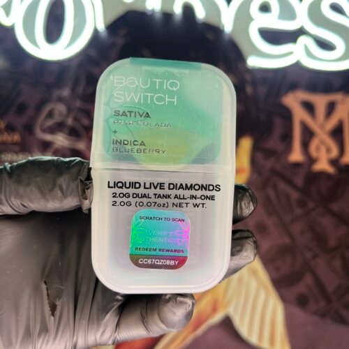 BOUTIQ SWITCH PINA COLADA & BLUEBERRY (SATIVA & INDICA) V1 2GR