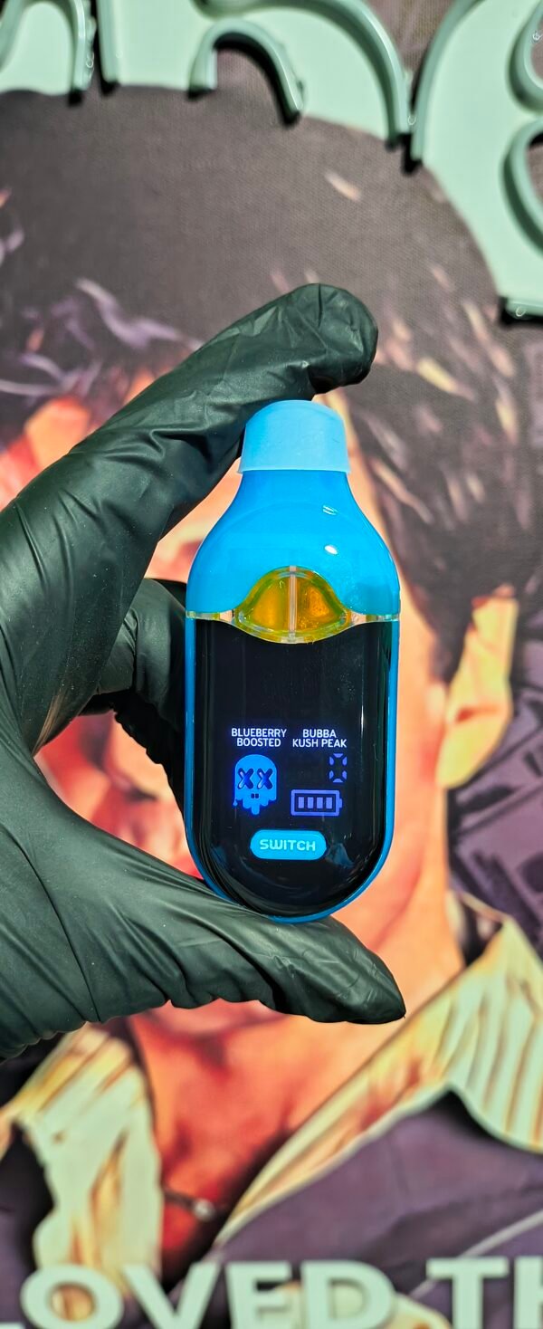 BLUEBERRY BOOSTED 3 PACK MAN SWITCH BLUEBERRY BOOSTED & BUBBA KUSH PEAK (HYBRID & INDICA) 2gr