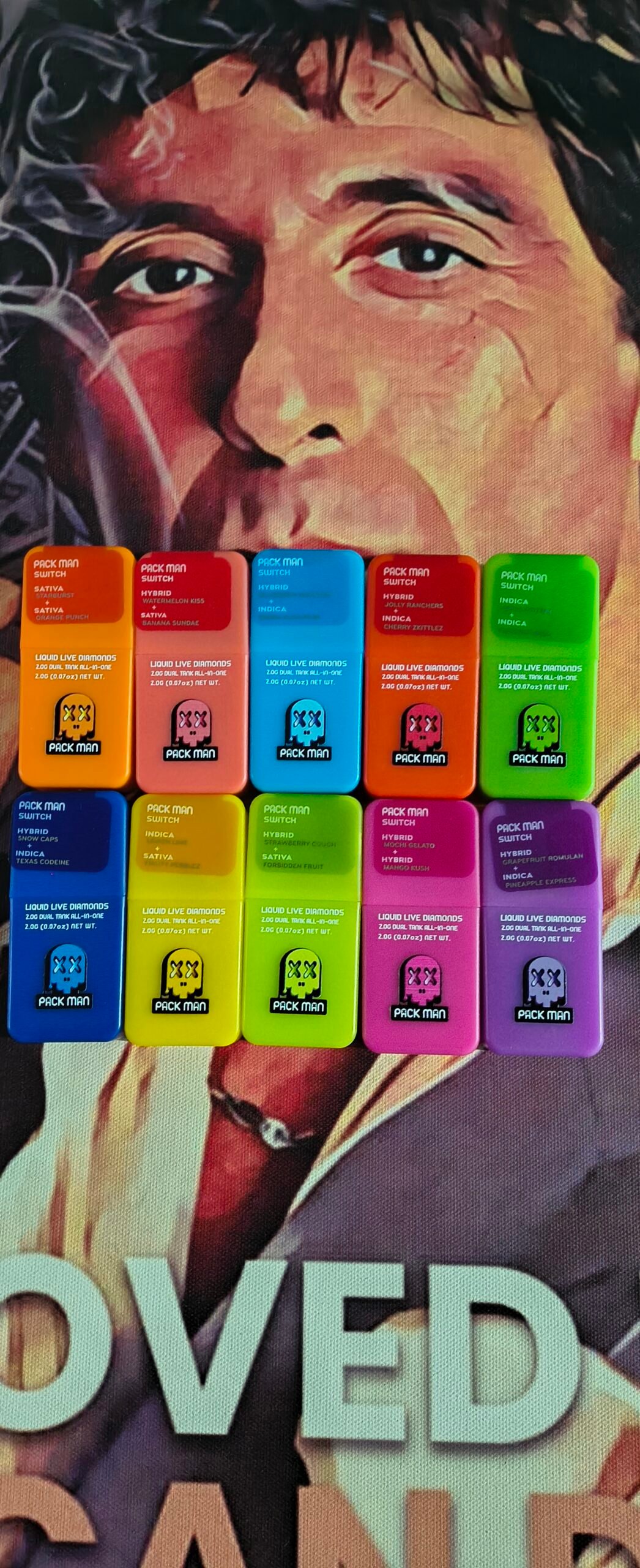 PACK MAN SWITCH APPLE FRITTER & COCONUT MILK (INDICA & INDICA) 2gr