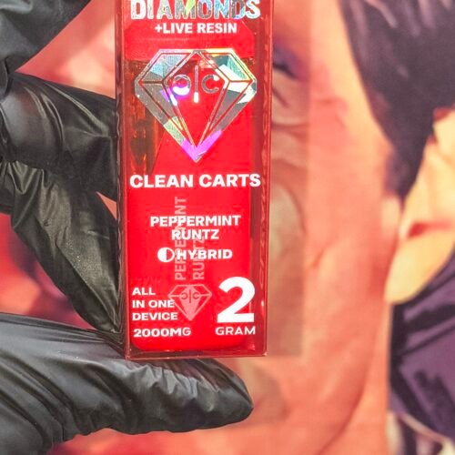 PEPPERMINT RUNTZ 1 CLEAN CARTS PEPPERMINT RUNTZ (HYBRID) 2gr