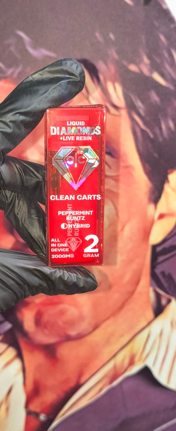 PEPPERMINT RUNTZ 1 CLEAN CARTS PEPPERMINT RUNTZ (HYBRID) 2gr