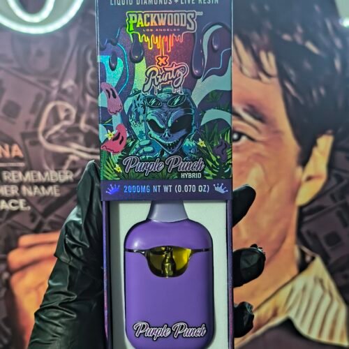 PURPLE PUNCH 4 PACKWOODS X RUNTZ PURPLE PUNCH (HYBRID) 2gr
