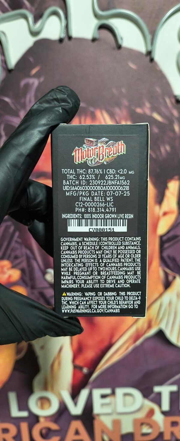 MOTOR BREATH 1 JUNGLE BOYS NEGRO MOTOR BREATH (HYBRID) 2gr