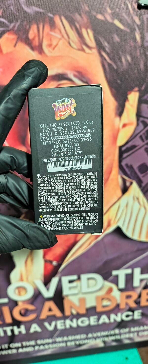 JUNGLE BOYS NEGRO VAINILLA VALVELT (HYBRID) 2gr