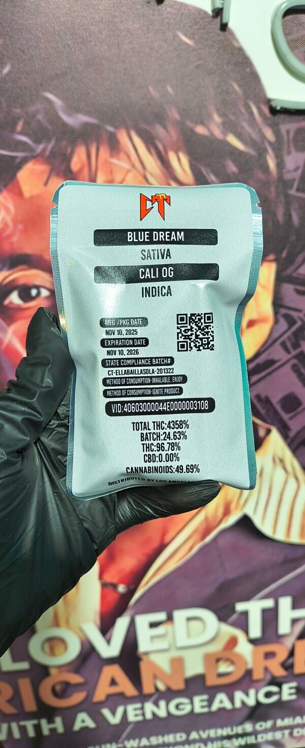 CT BLUE DREAM & CALI OG (SATIVA & INDICA) 3gr