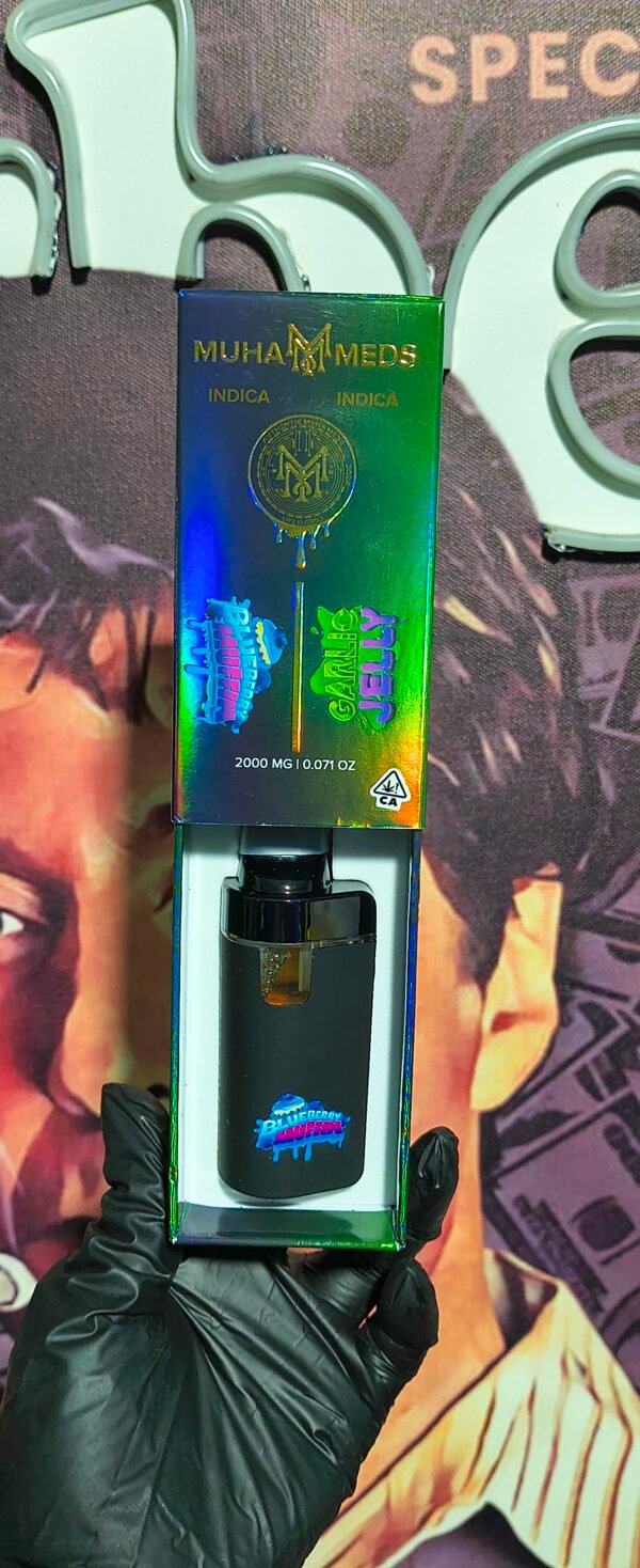 BLUEBERRY MUFFIN & GARLIC JELLY 3 MUHA MEDS DUAL GARLIC JELLY & BLUEBERRY MUFFIN (INDICA & INDICA) 2gr