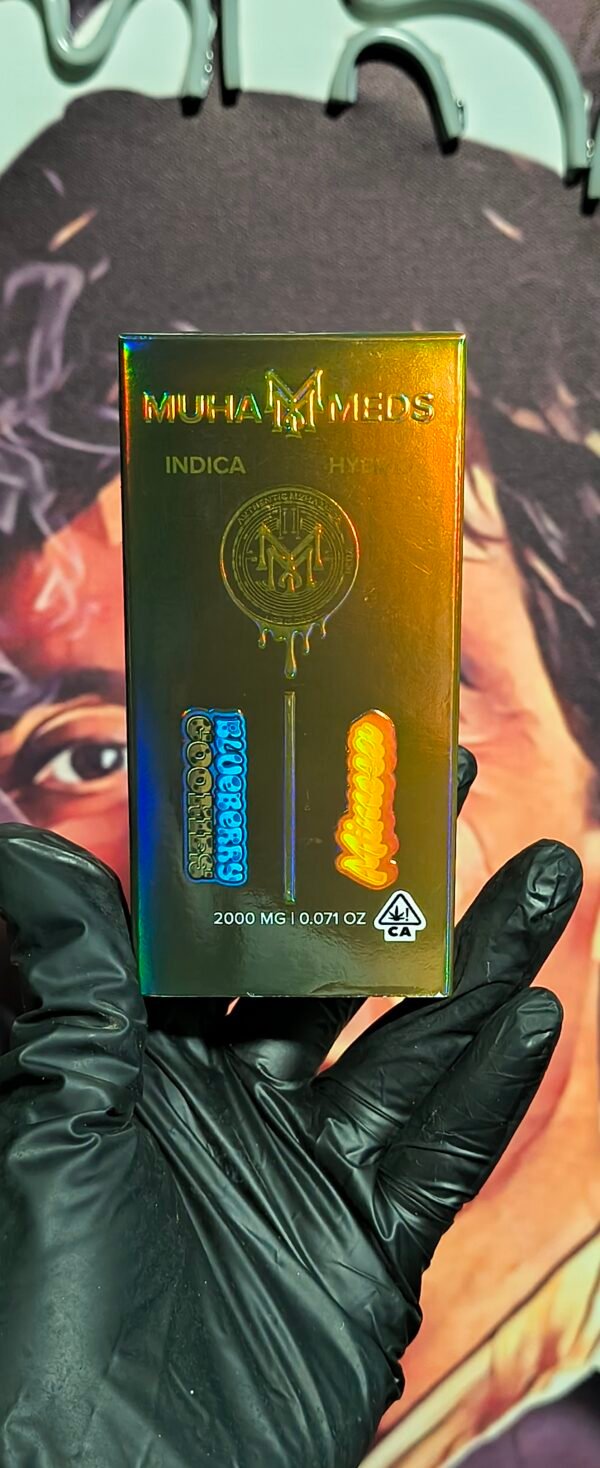 MIMOSA & BLUEBERRY COOKIES 1 MUHA MEDS DUAL BLUEBERRY COOKIES & MIMOSA (INDICA & HYBRID) 2gr