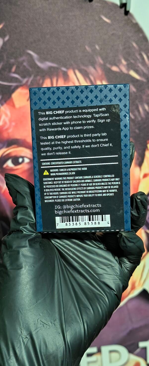 BIG CHIEF DUO PURPLE DREAM & NIGHT CAP (INDICA & SATIVA) 2gr