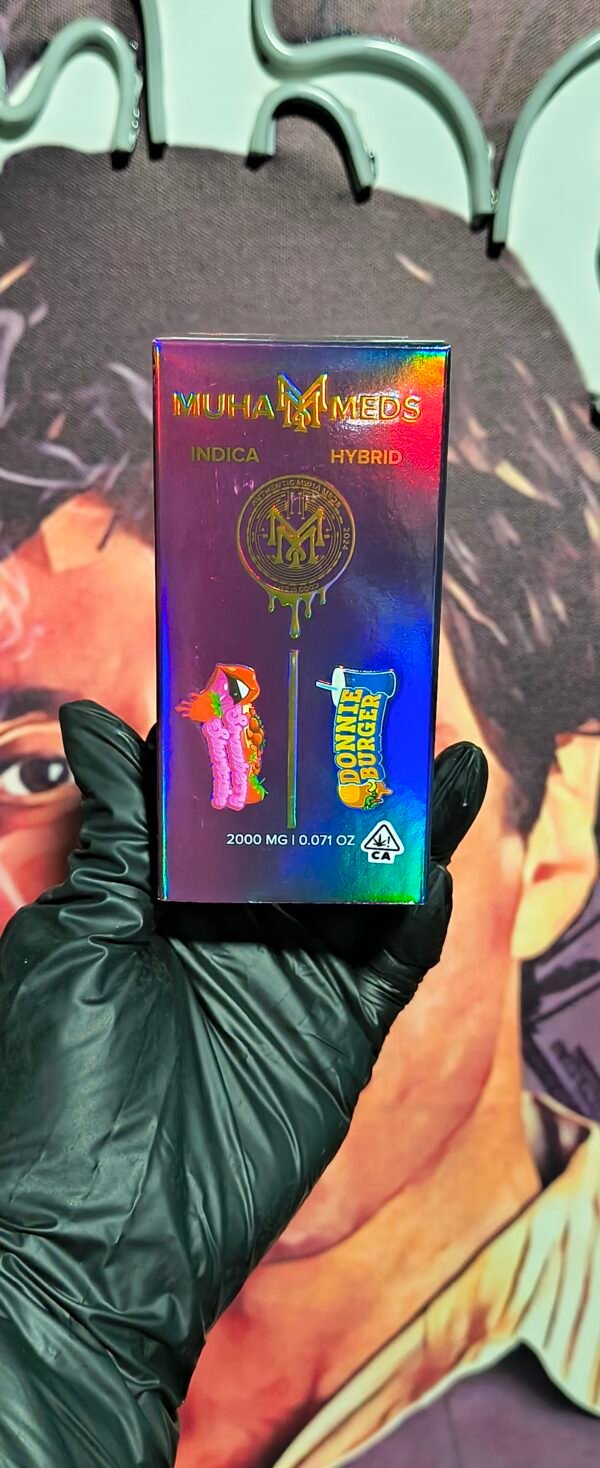 STRAWBERRY SHORTCAKE & DONNIE BURGER 1 MUHA MEDS DUAL DONNIE BURGER & STRAWBERRY SHORTCAKE (INDICA & HYBRID) 2gr