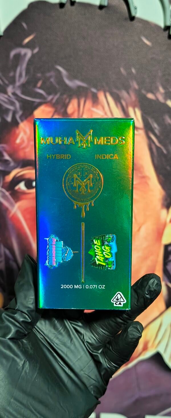 TAHOE OG & BIUP SLUSHIE 1 MUHA MEDS DUAL TAHOE OG & BIUP SLUSHIE (INDICA & INDICA) 2gr