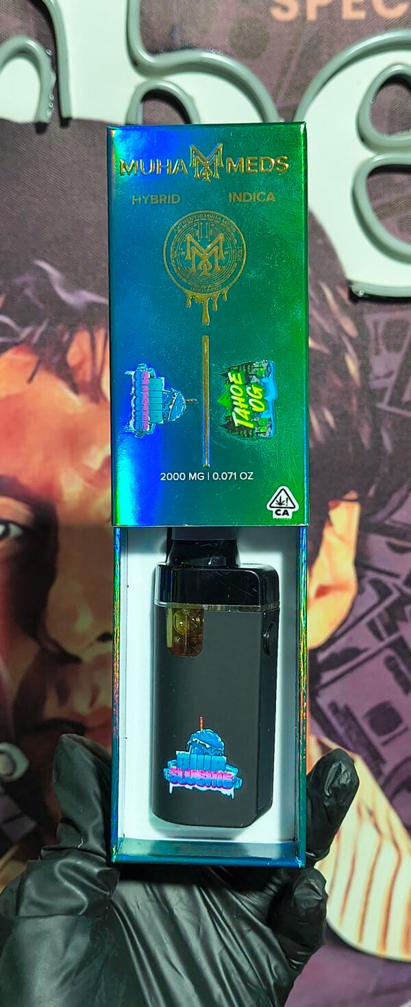 TAHOE OG & BIUP SLUSHIE 3 MUHA MEDS DUAL TAHOE OG & BIUP SLUSHIE (INDICA & INDICA) 2gr