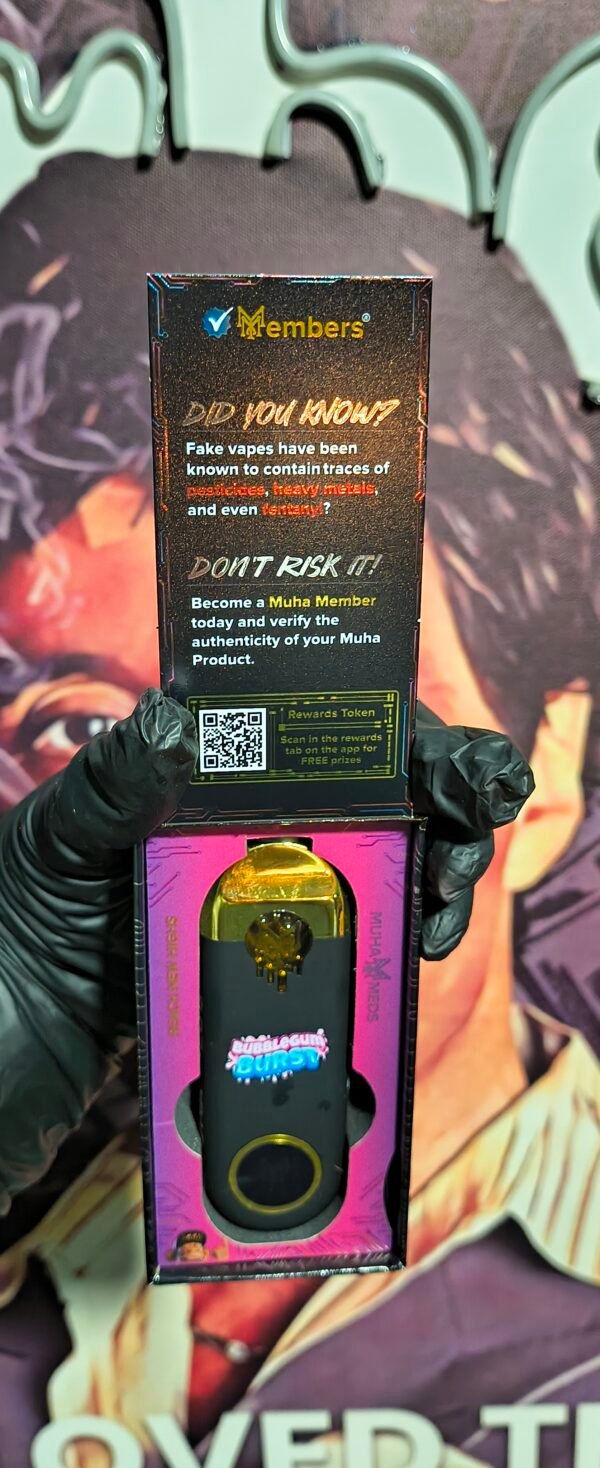 BUBBLEGUM BURST 3 MUHA MEDS V4 BUBBLEGUM BURST (SATIVA) 2gr