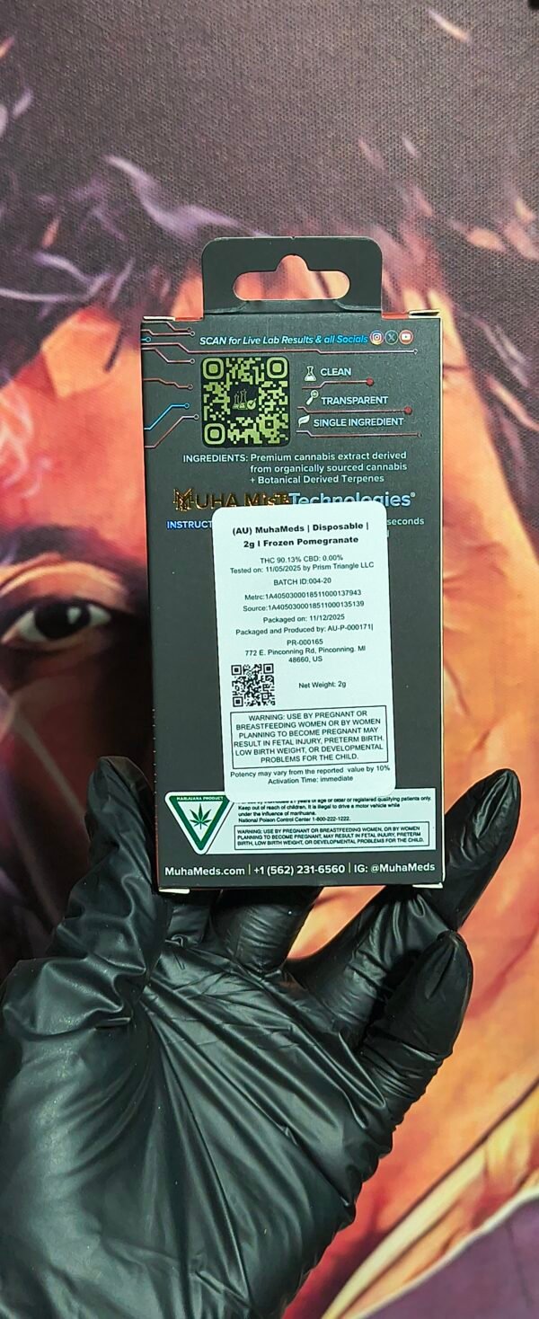 FROZEN POMEGRANATE 2 MUHA MEDS V4 FROZEN POMEGRANATE (SATIVA) 2gr