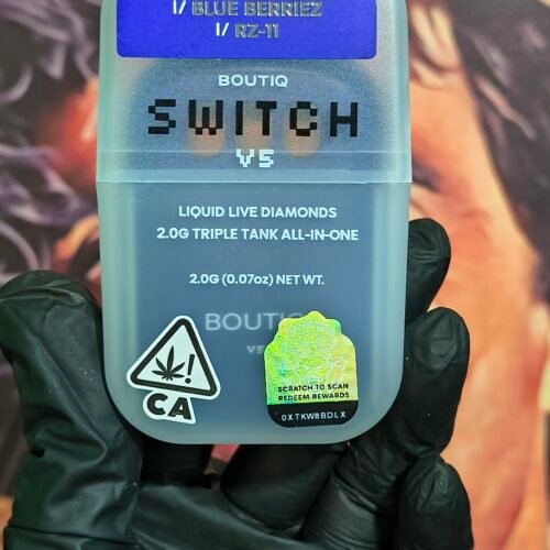 BOUTIQ SWITCH V2 PURPLE PAPAYA,BLUE BERRIEZ & RZ-11 (INDICA, INDICA & INDICA) 2gr