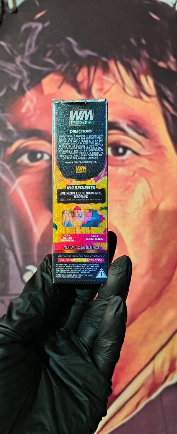 MELTED STRAWNANA 2 WHOLE MELT SUGAR SPRITZ & MELTED STRAWNANA (SATIVA & SATIVA) 2gr