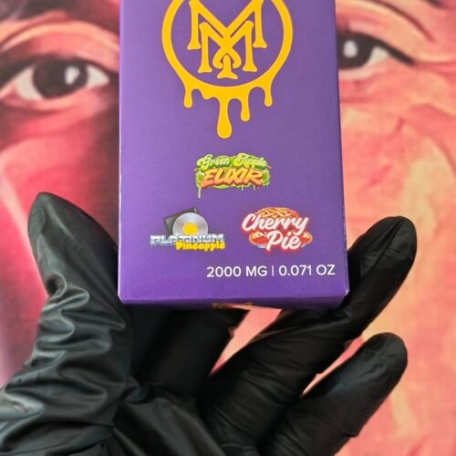 MUHA MEDS TRIPLE GREEN APPLE ELIXIR & PLATINUM PINEAPPLE & CHERRY PIE (INDICA & SATIVA & HYBRID) 2gr