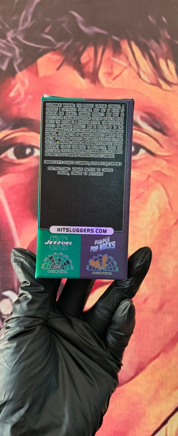 PURPLE POP ROCKS 2 SLUGGERS DUAL PURPLE POP ROCKS & JET FUEL OG (INDICA & INDICA) 2gr